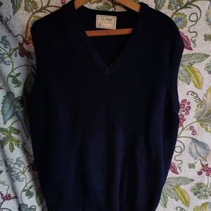 Vintage LL Bean wool sweater vest